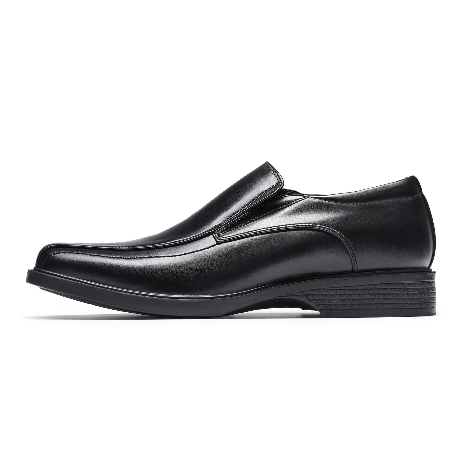 Bruno Marc Men’s Square Toe Dress Loafers Pull-On Formal Shoes