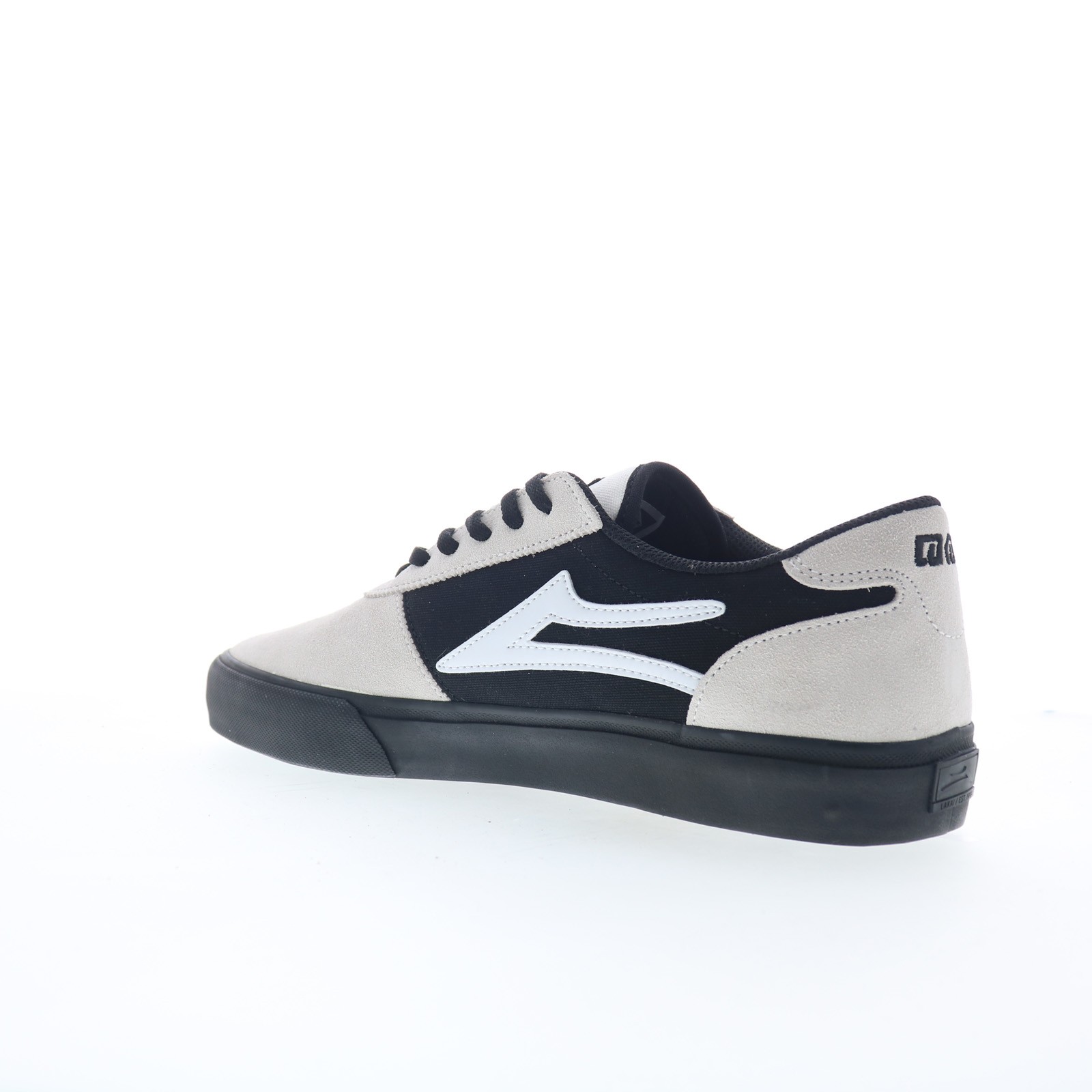 Lakai Manchester Mens White Suede Lace Up Skate Inspired Sneakers Shoes