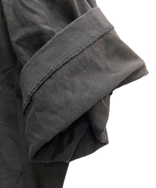 TOGA ARCHIVES Cotton Jersey Zip T-Shirt, Black, Women’s, 38, 100% Cotton