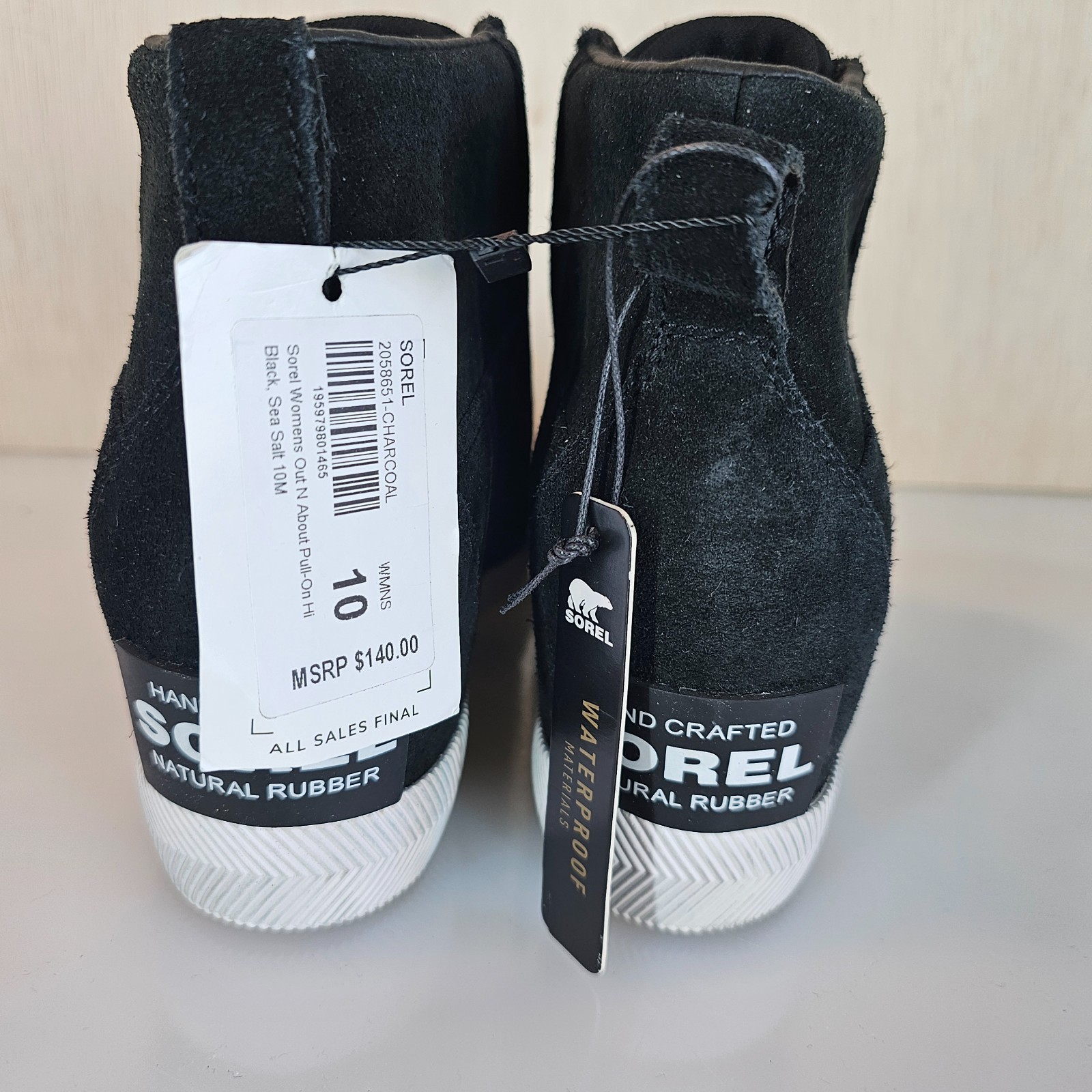 SOREL Out N About Wedge Boots Shoes for Women 10 M BLACK New