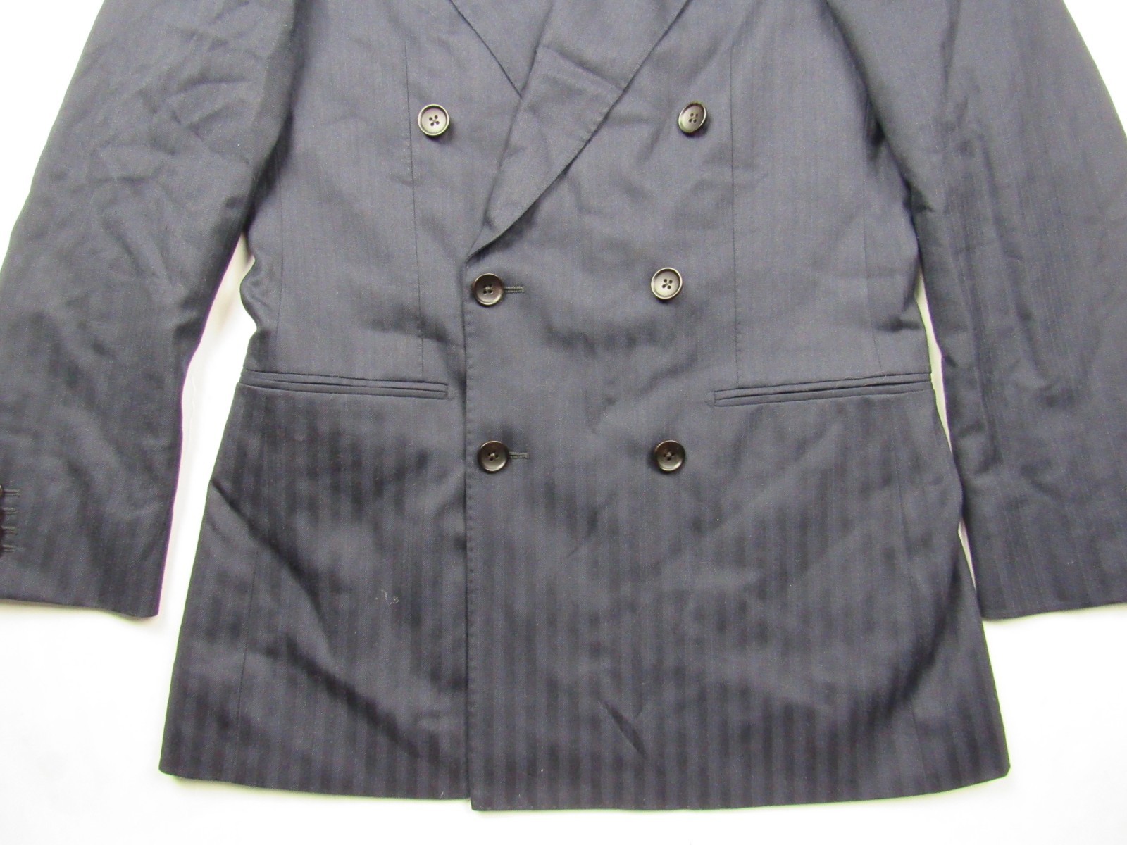 SuitSupply Blazer Havana Double Breasted Jetted Slim Coat 34 Super 120s Fratelli