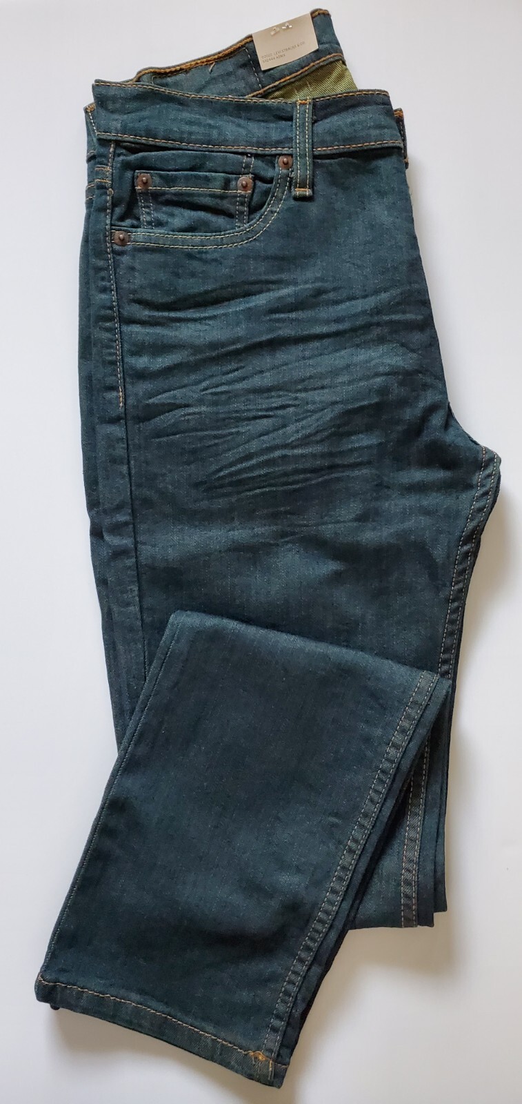 Levi’s 511 Slim-Fit Stretch Men’s Jeans, Rinsed Playa, Size: 30″W x 30″L