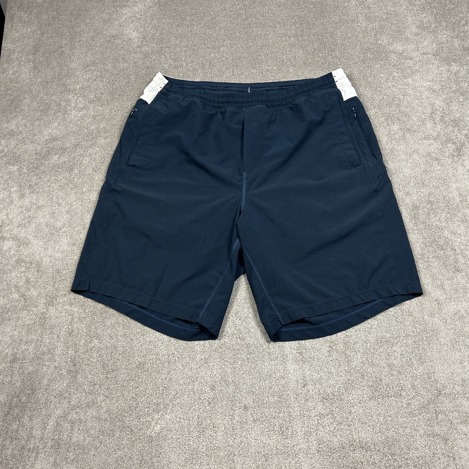 Birddogs Shorts Mens 2XL 9″ Navy Stretch Performance Running Tech Boom Lined