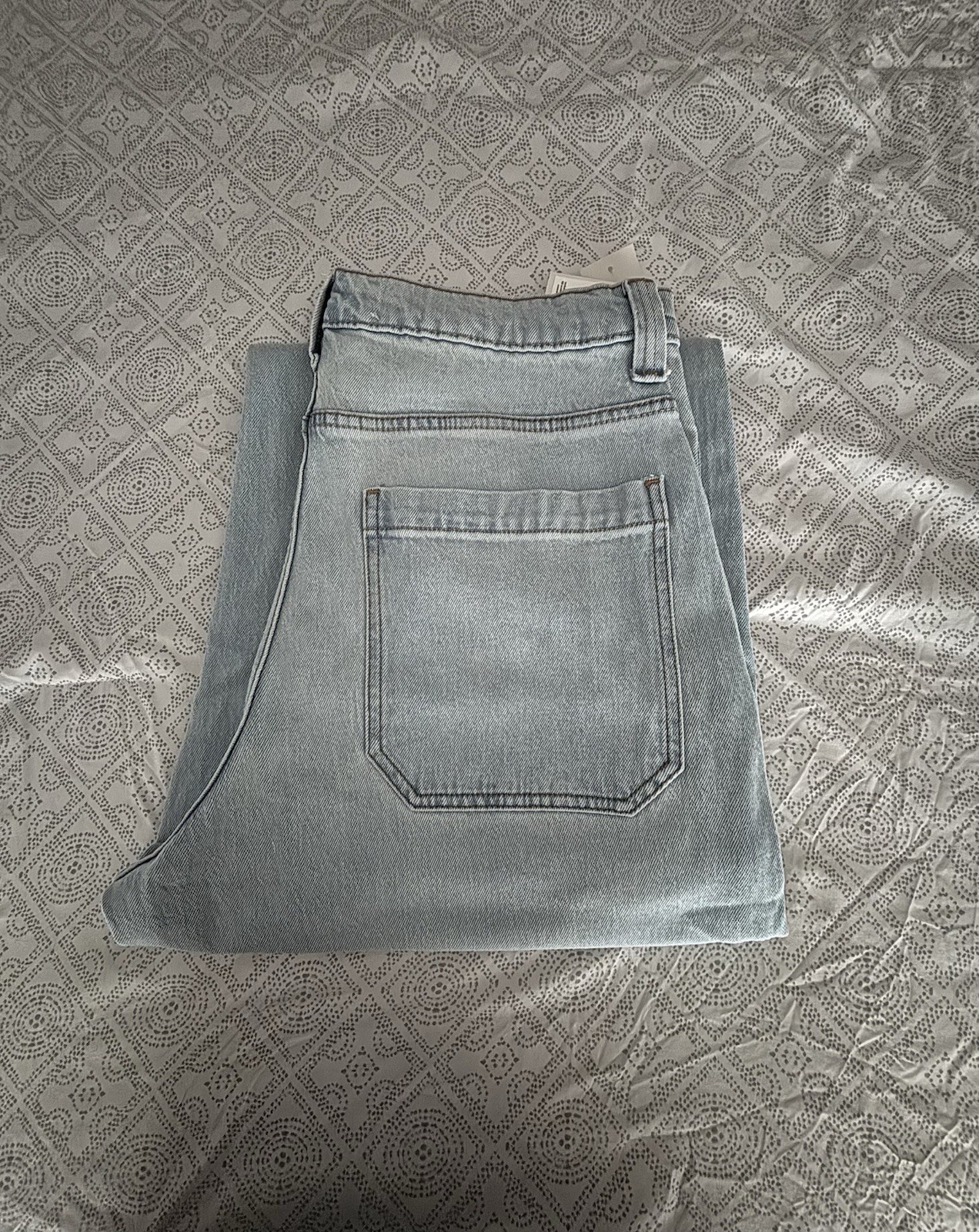 New Aeropostale Skater Baggy Jeans Mens 32×32 Light Blue Wash Denim