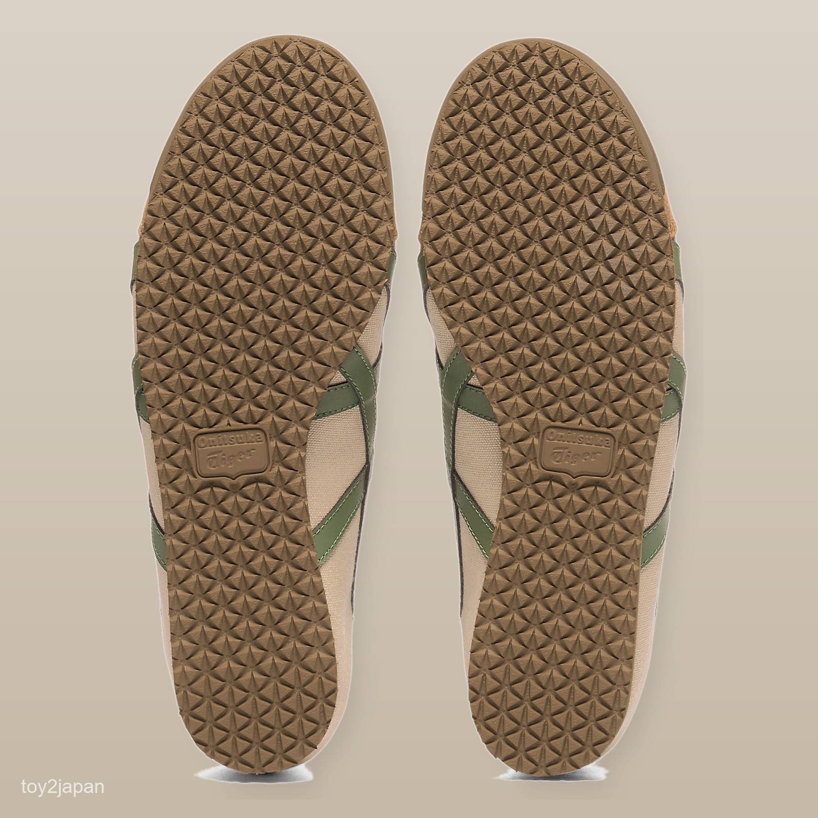 Onitsuka Tiger MEXICO 66 PARATY 1183A437-253 Beige Grass Green Men’s Size New