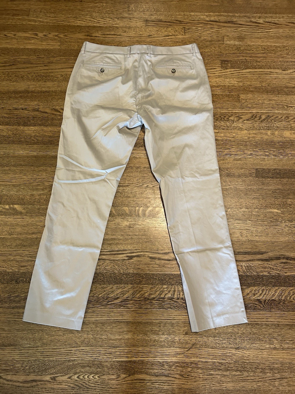 Bonobos Beige Weekday Warrior Dress Pants 36×32 Men’s Tailored Fit Straight Leg