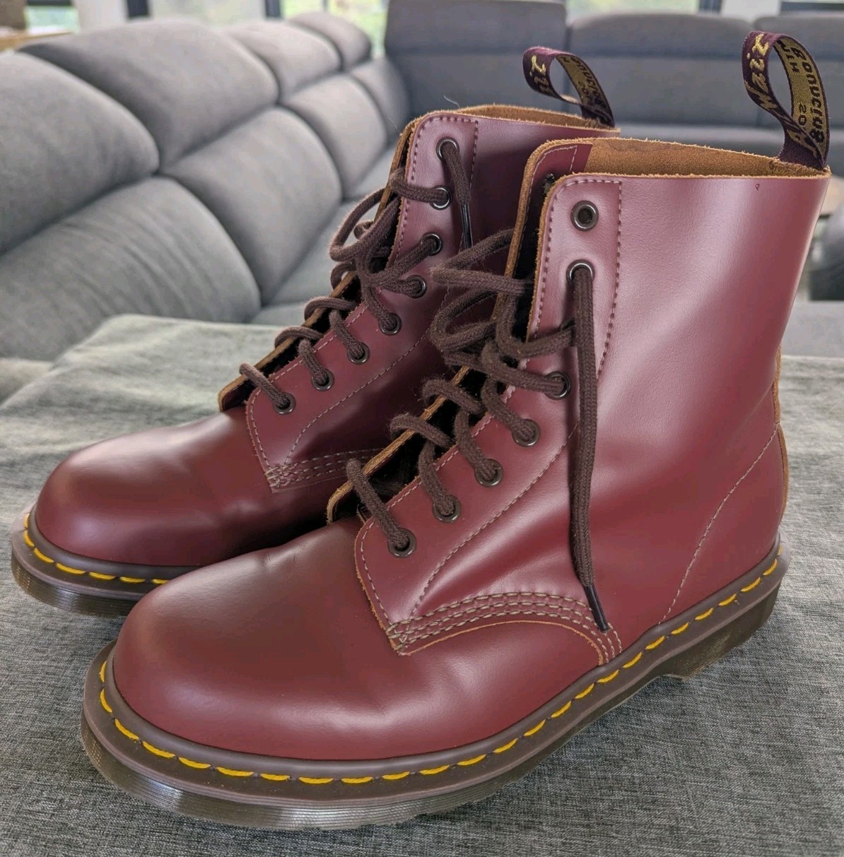 Dr. Martens Vintage 1460 Oxblood Leather Lace-Up Boots | UK 9 EU 43