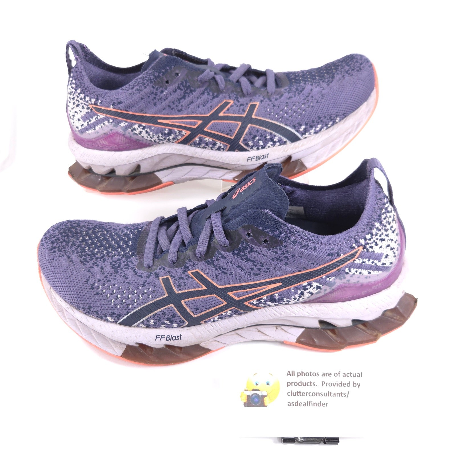Asics Gel-Kinsei Blast Athletic Running Shoes Womens Size 8.5 1012B068 Purple