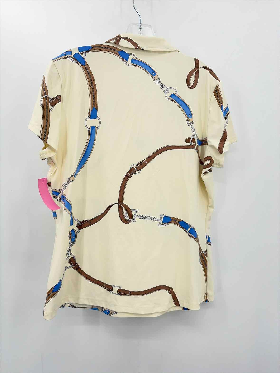 Pre-Owned J Mclaughlin Ivory Size XL Blouse