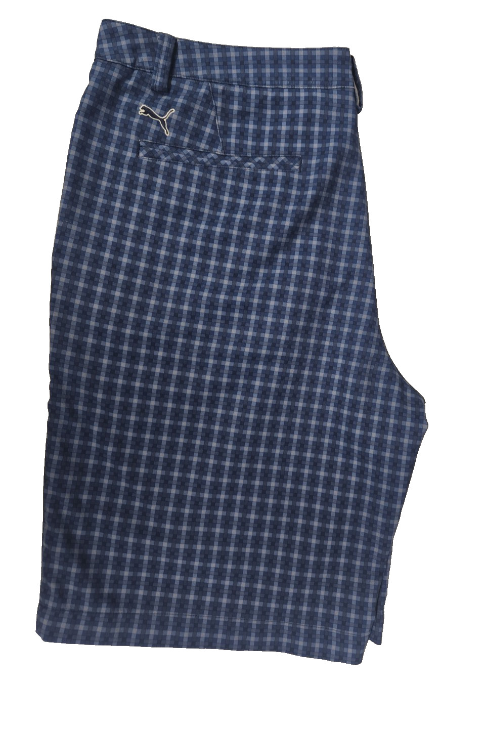 Cobra PUMA Golf Shorts Mens Blue Flat Front Casual 4 Pockets Chino Size 38