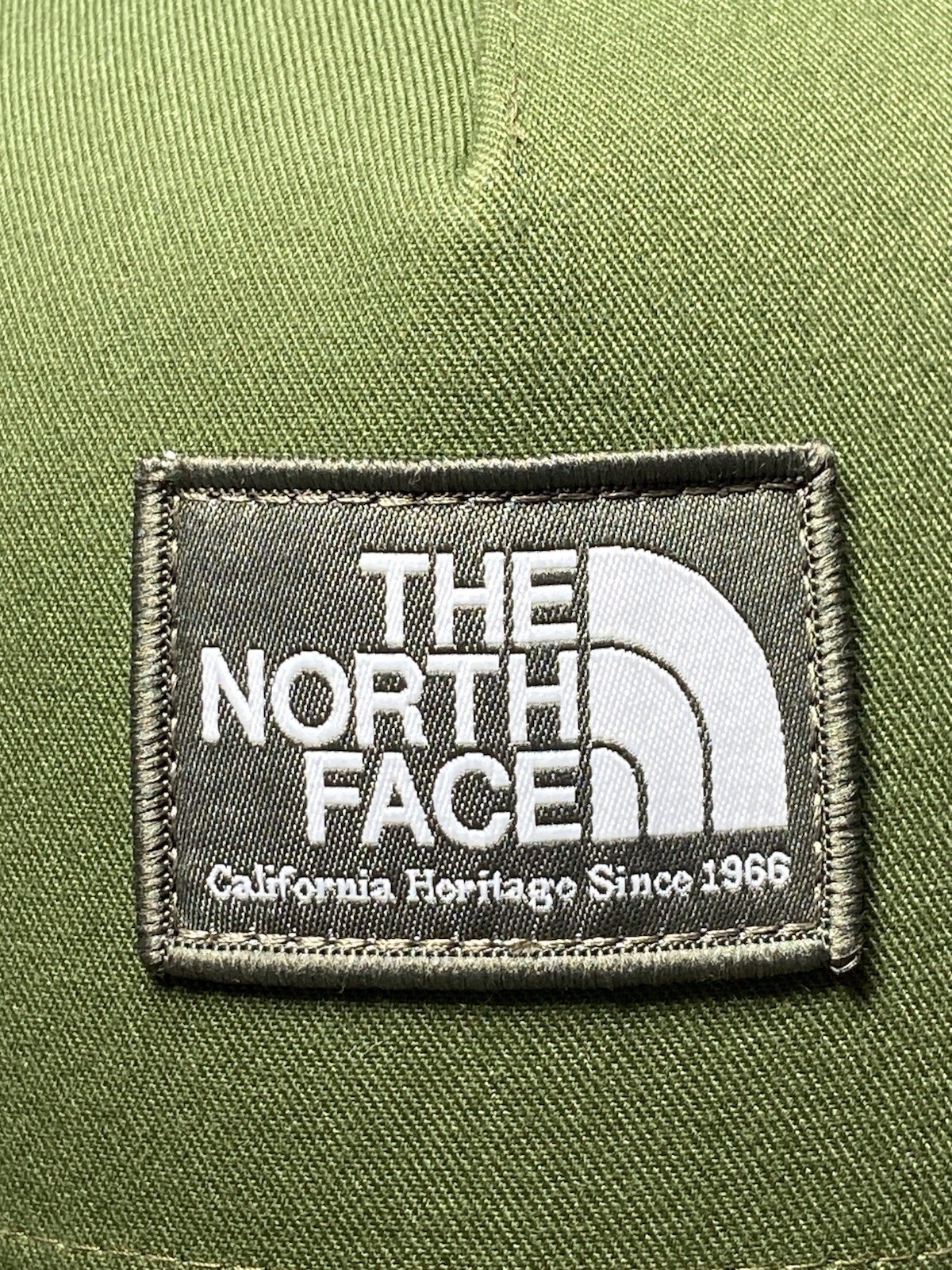 The North Face Trucker Hat Woodland Green Flexfit Tech One Size Snapbk Adj NWT