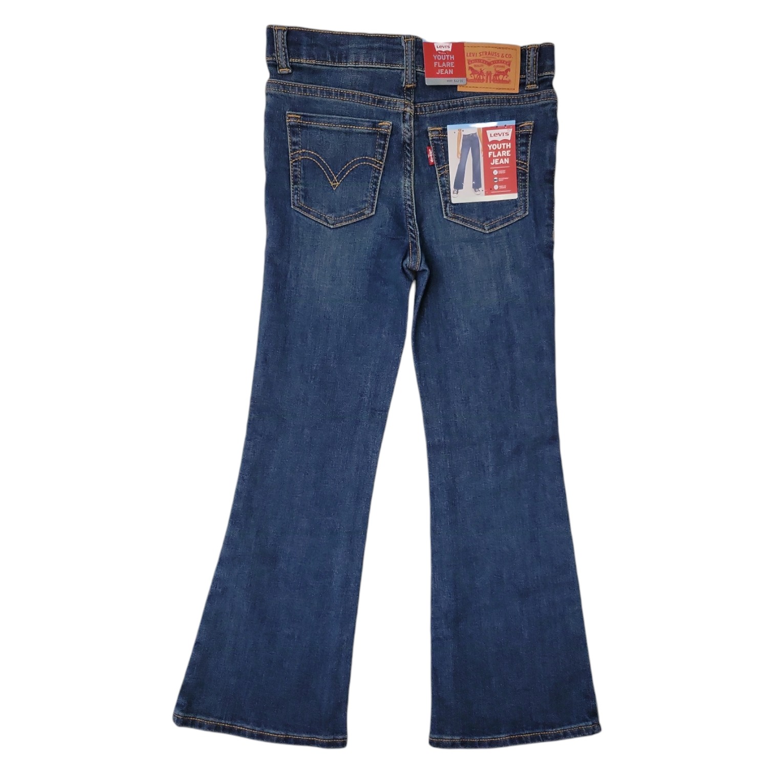 Levi’s Girls 726 High Rise Comfortable Stretch Denim Flare Jeans (From The