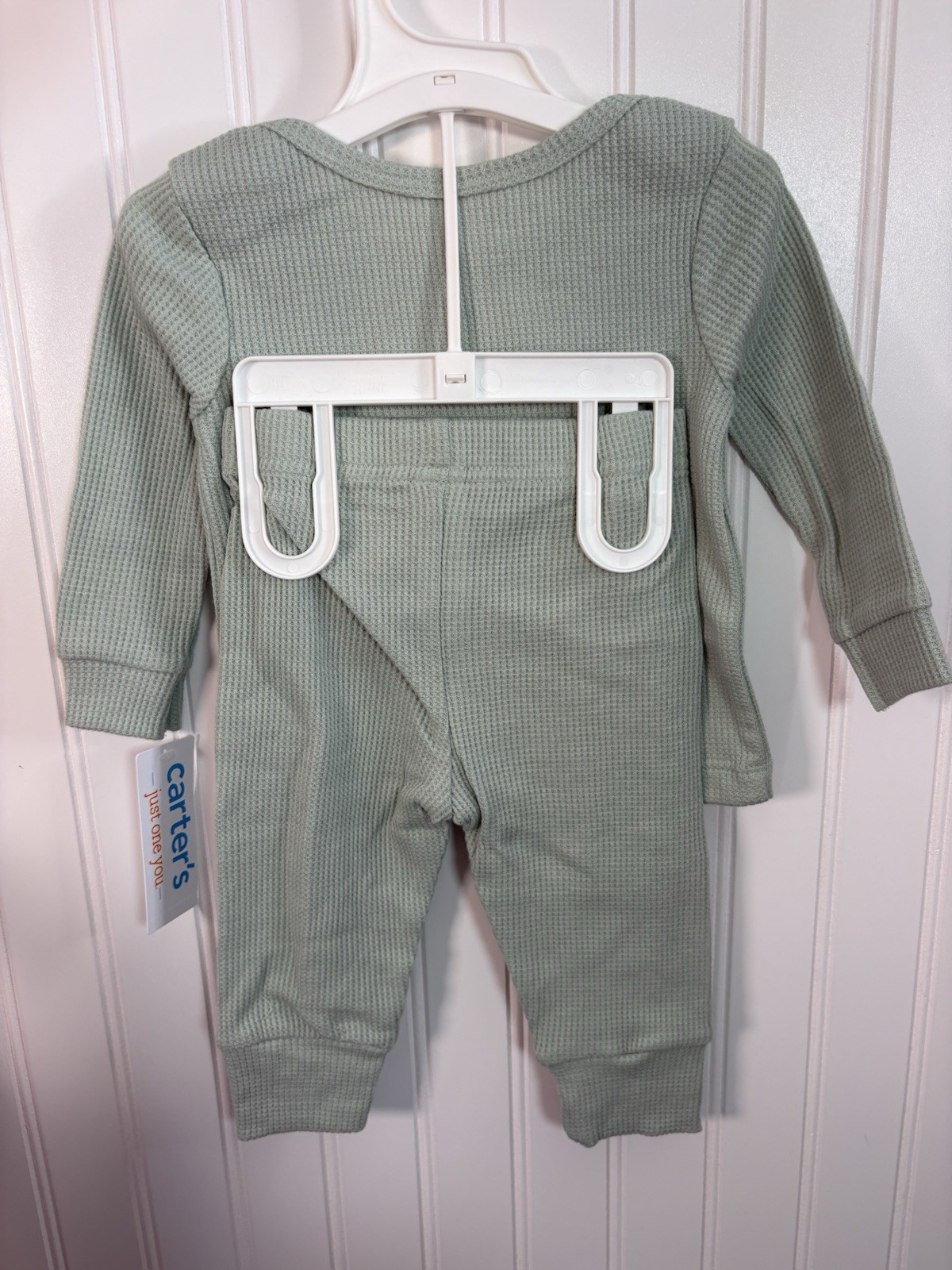 Carter’s Just One You Baby 2-piece Thermal Set Sage Green NB 3M 6M 9M 12M 18M