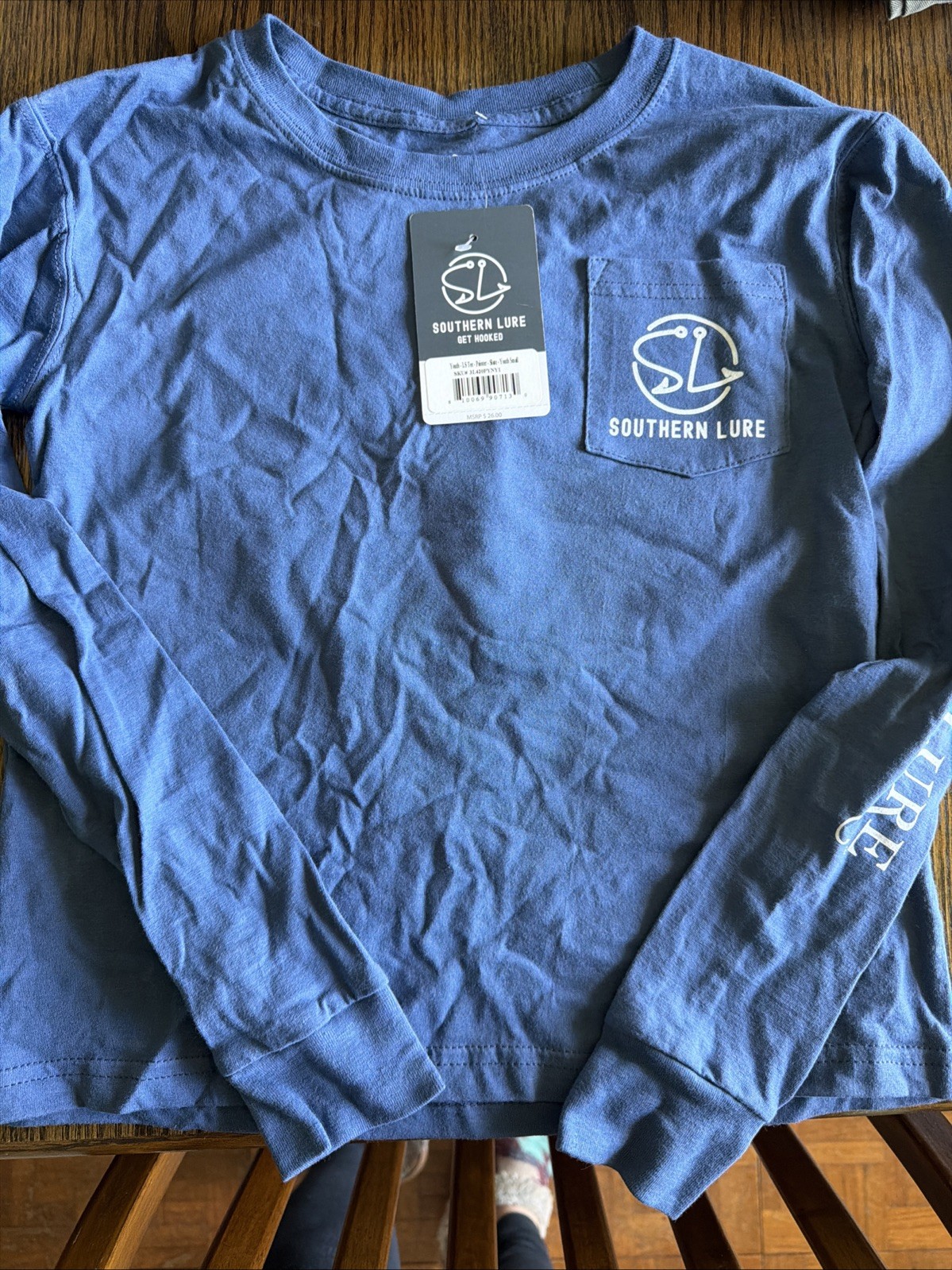 NWT Southern Lure Kids YS Long Sleeve GSP Shirt