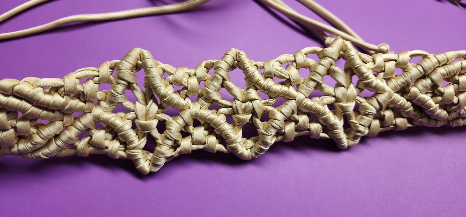 Handmade Boho Macramé Belt with Fringe – Adjustable, Unique Design