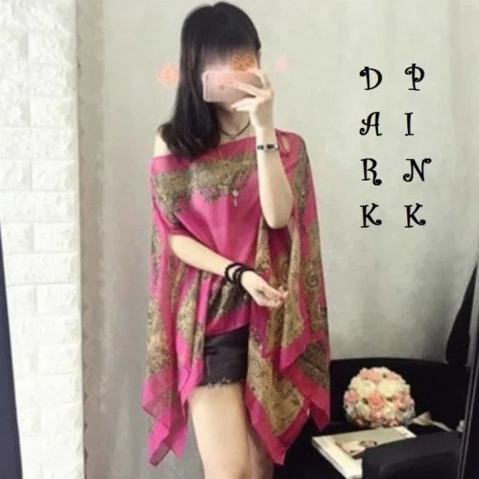 12 Different Color Silken Shawls Pink, Red, White, Black, Blue, Green