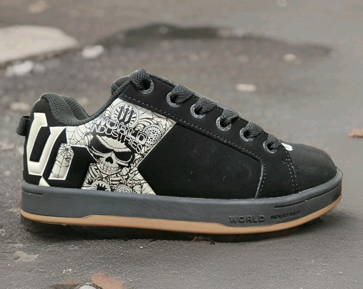 Men’s World Industries Reflect Skate Shoes – Black/White