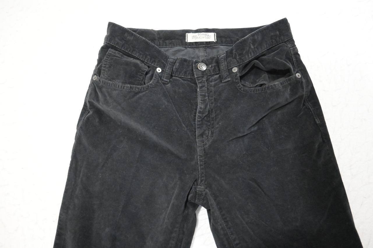 Madewell Velvet 9 Inch Mid Riser Skinny Skinny Pants Womens Sz 27 x 29