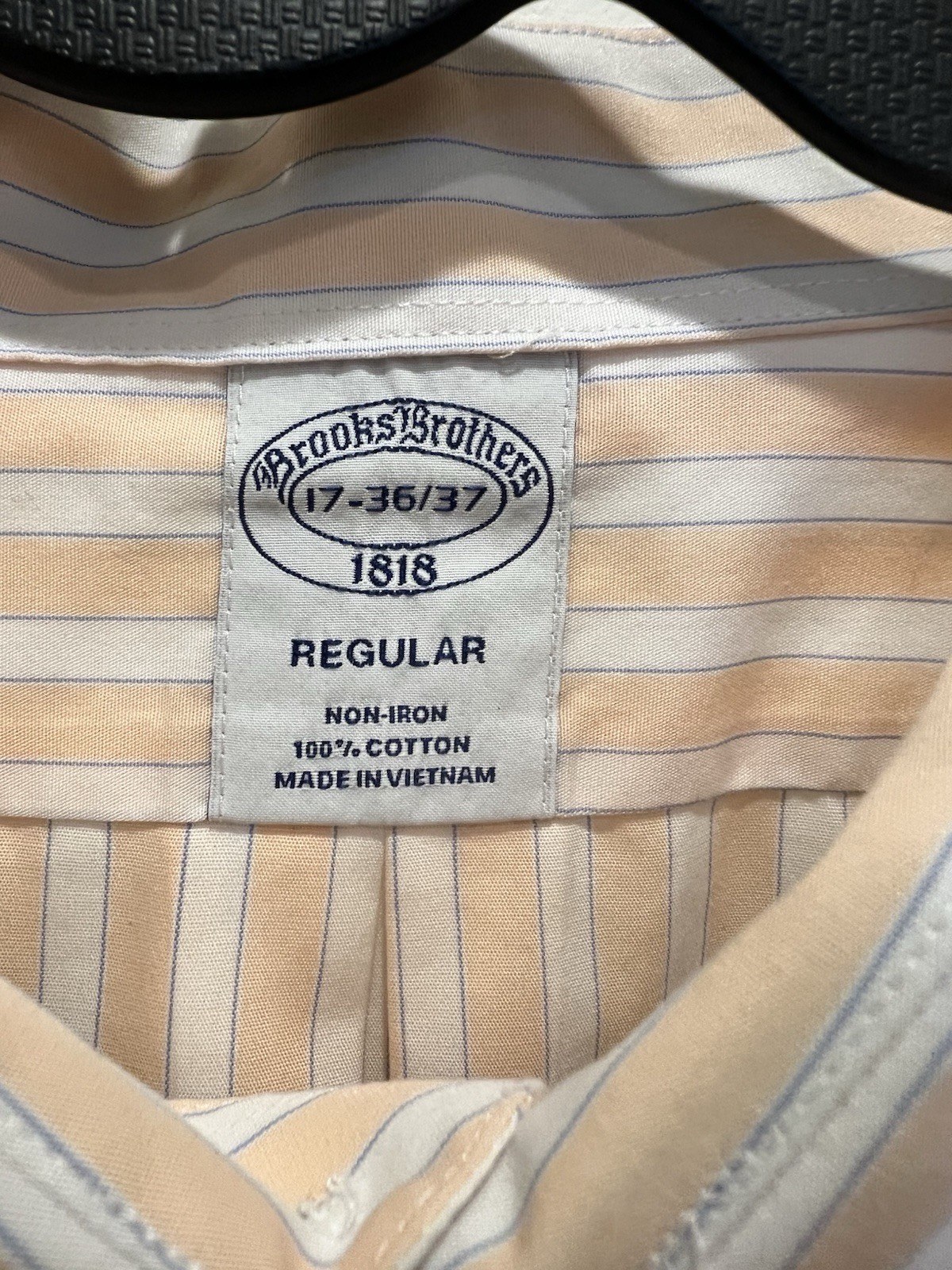 Brooks Brothers Men’s Dress Shirt Regular Fit 17 – 36/37