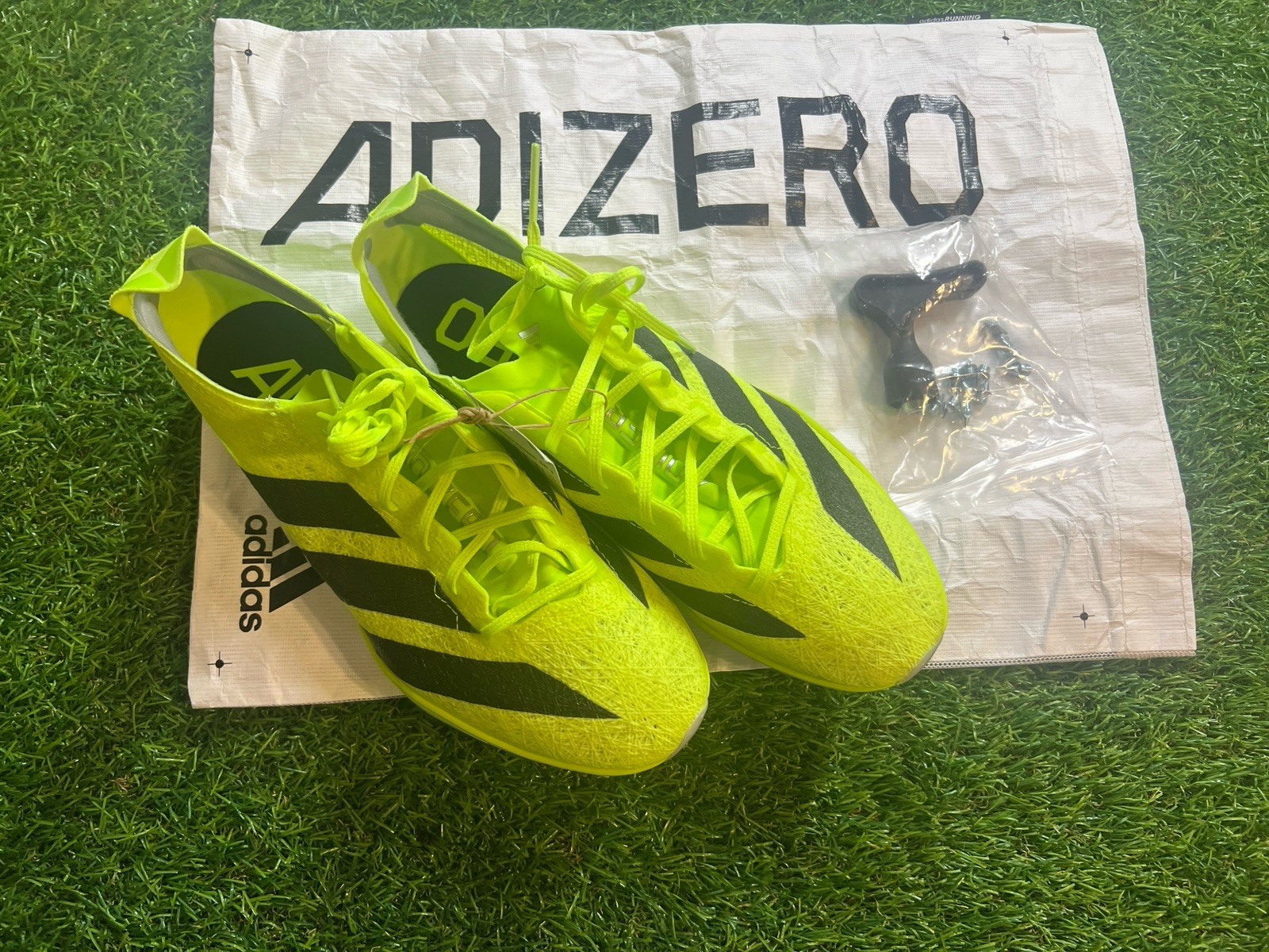 New! Adidas Adizero Prime SP 3 Track Spikes Sz.8 Men’s /9 Wmns Strung IH5800 Pro