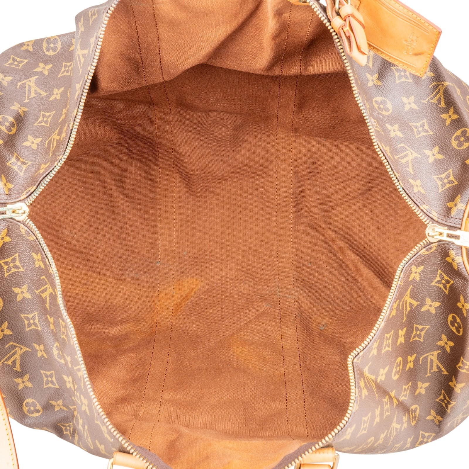 Louis Vuitton Monogram Keepall 60 Bandoulière Travel Bag Pouch