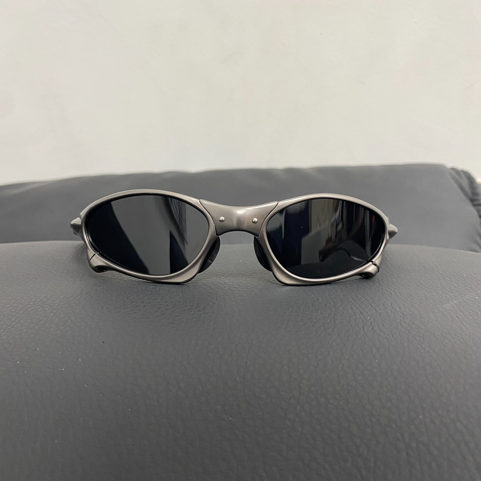 Oakley Penny X-Mental Sunglasses Black Lenses Gray Frame Y2K Vintage
