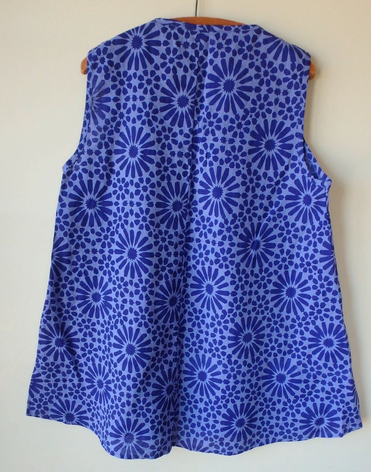 FLAX Designs Linen Flourish Tank 1G NWT PURPLE PRINT