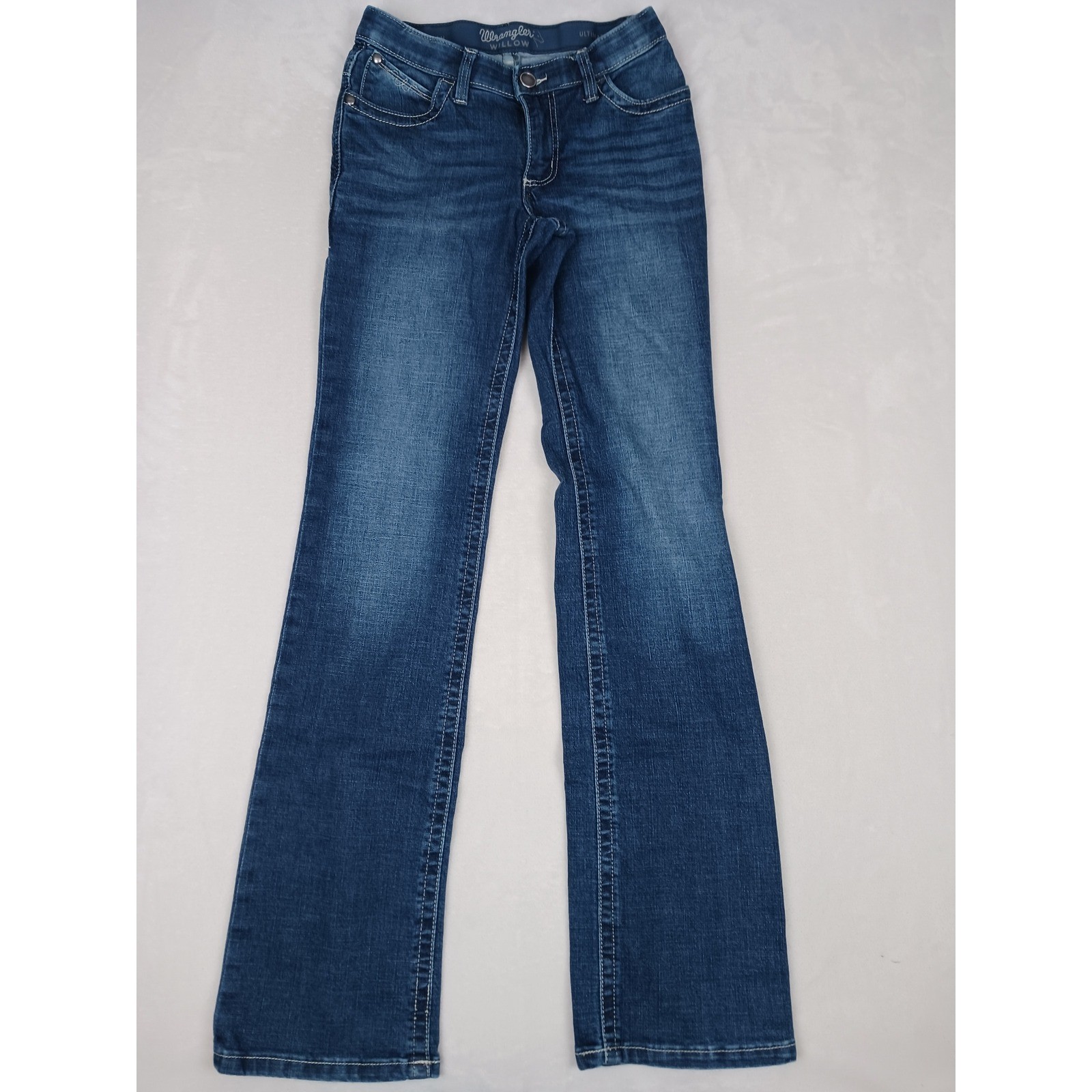 Wrangler Willow Ultimate Riding Jeans Womens 5×36 Dark Wash Bootcut 10WRW60DS
