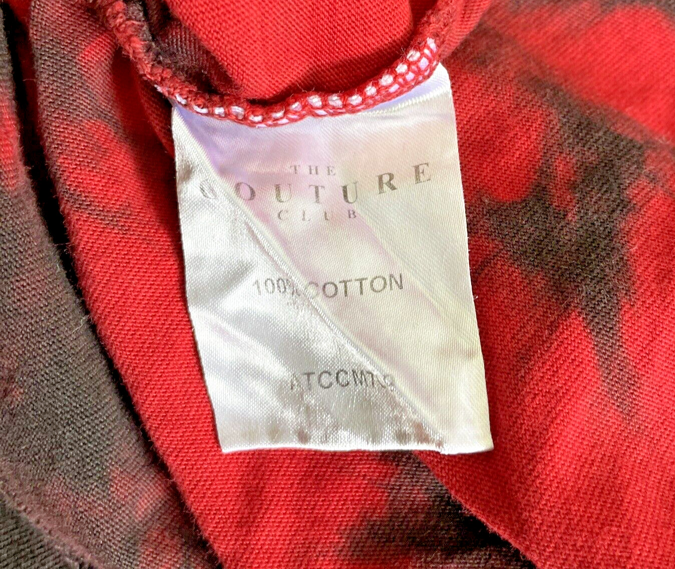 The Couture Club Tie Dye Short Sleeve Shirt Size Medium ATCCM709