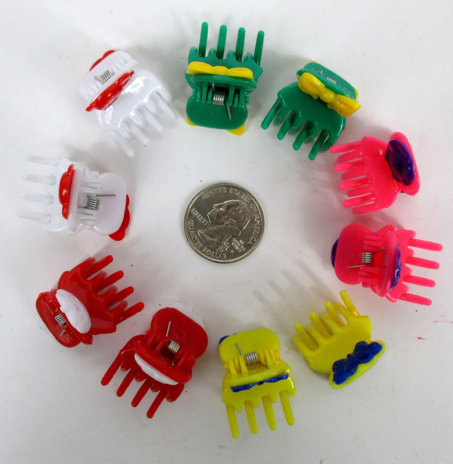 WHOLESALE LOT OF 20 ,60,120 PCS -1″ GIRL HAIR CLAWS,HAIR CLIPS,ACCESSORY-HC2020