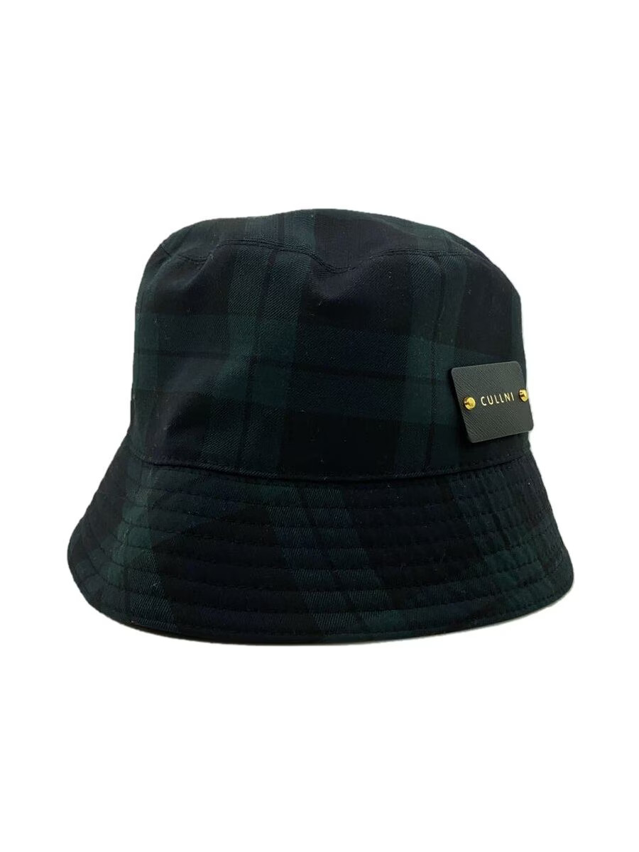 CULLNI Hat Polyester Green Check Women’s CP-007