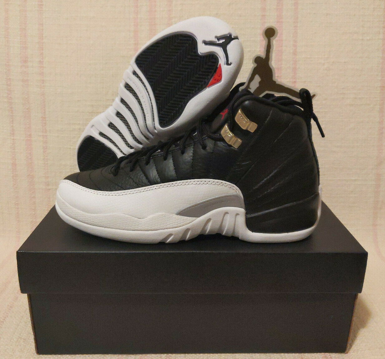 Nike Air Jordan 12 Retro GS Grade School Playoffs 2022 CT8013 006 Shoe Size 6