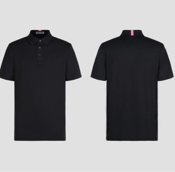 G/FORE 2 Men’s Essential Performance Pique Polo Sz L Blue Black Golf Active NWOT