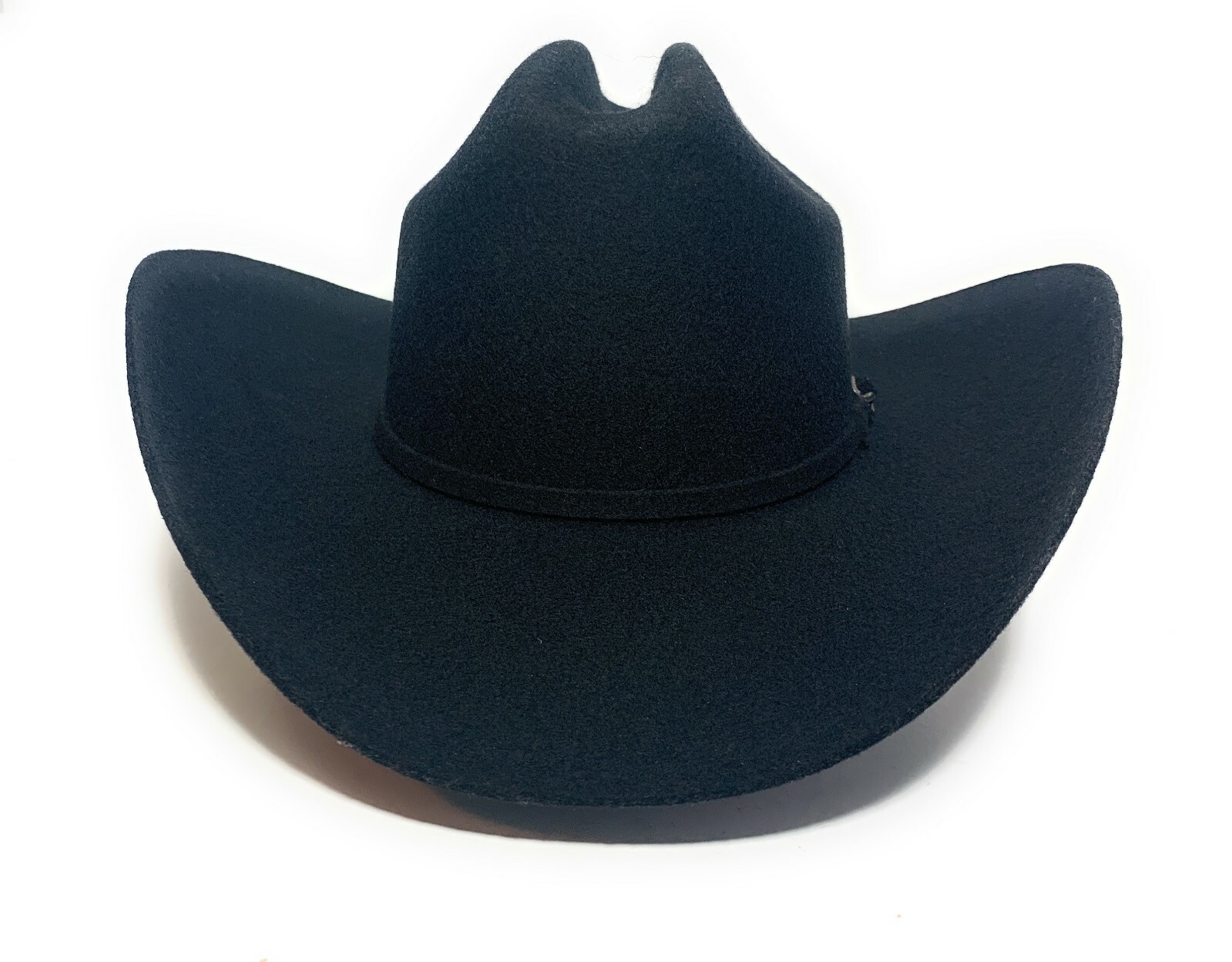 MEN’S BLACK WESTERN COWBOY RODEO HAT, WESTERN FELT HAT SOMBRERO TEXANA VAQUERA