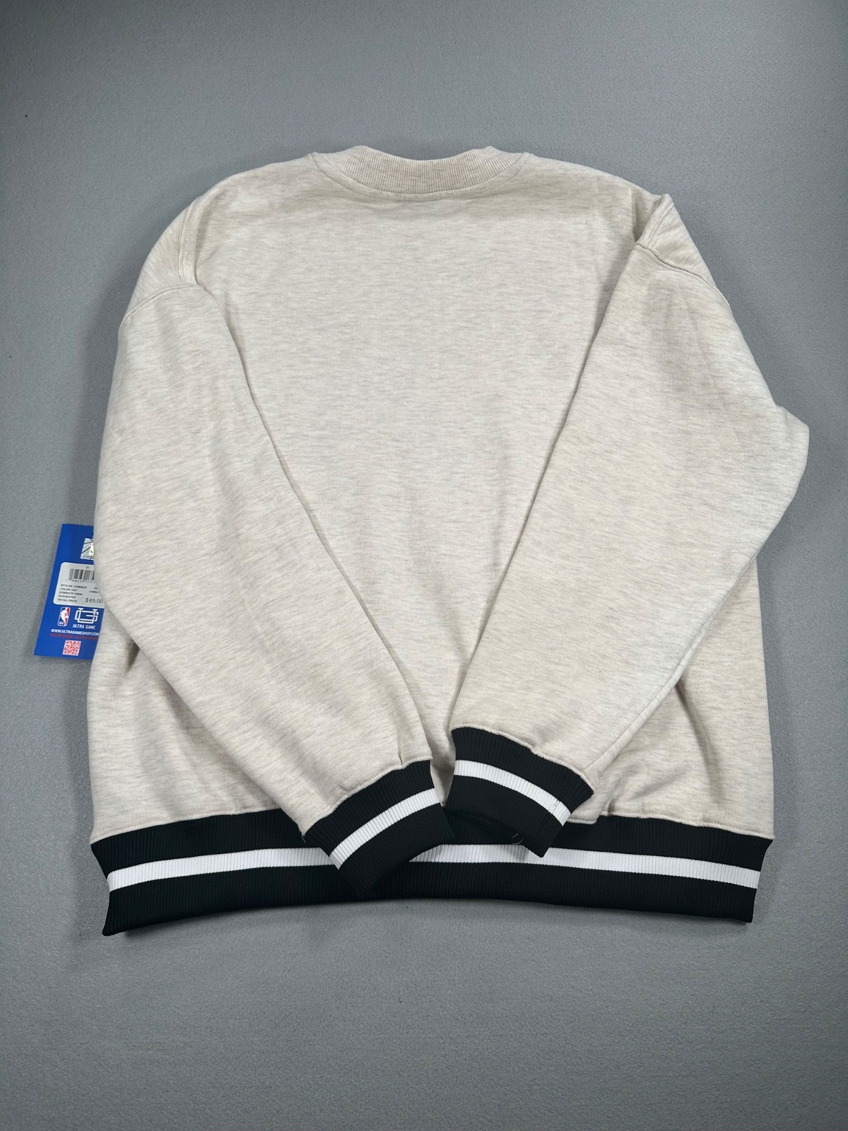 Retro San Antonio Spurs Ultra Game NBA Crewneck Sweatshirt Men’s Med Oatmeal NWT