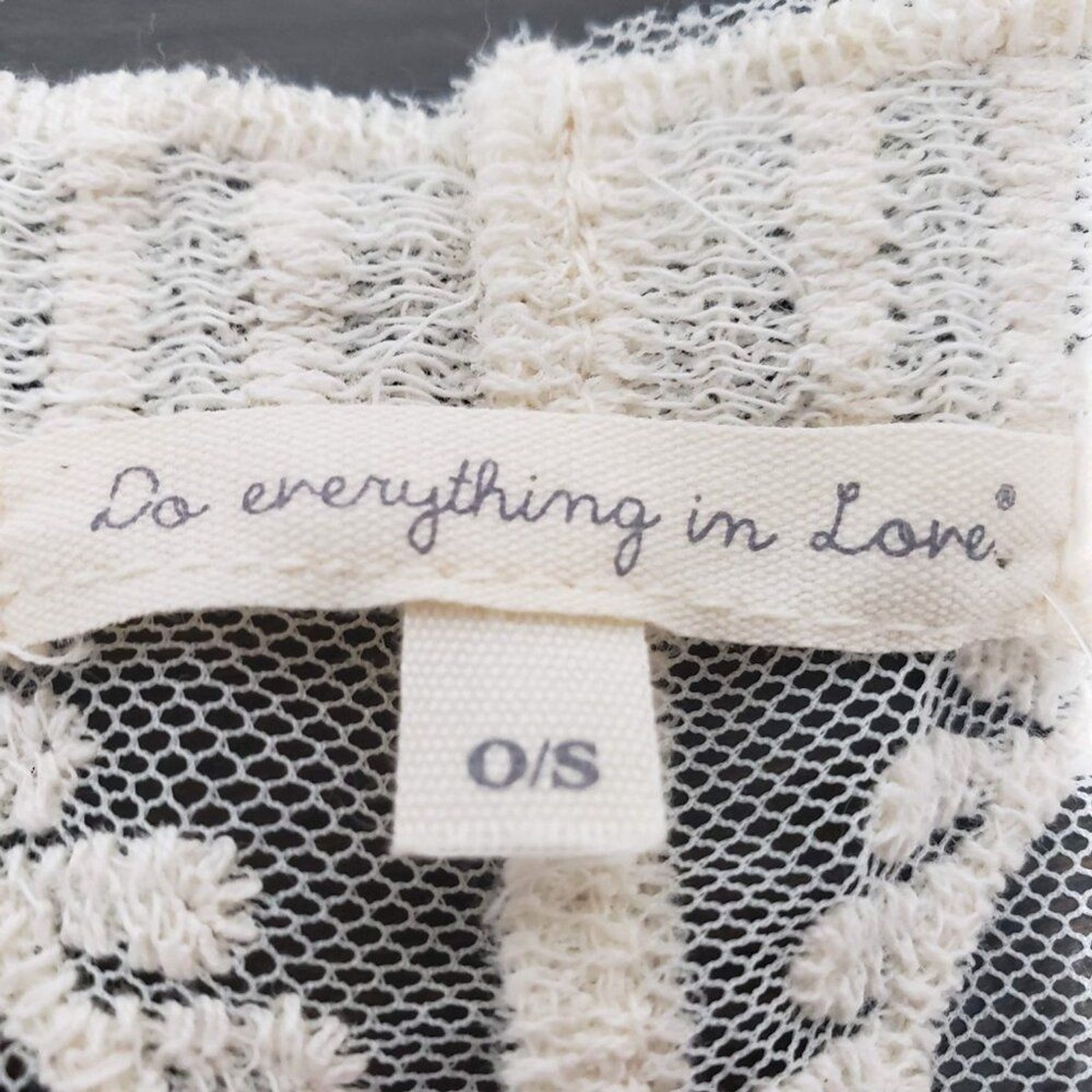 New Anthropologie Do Everything in Love Ivory Long Lace Cardigan Duster Cover Up