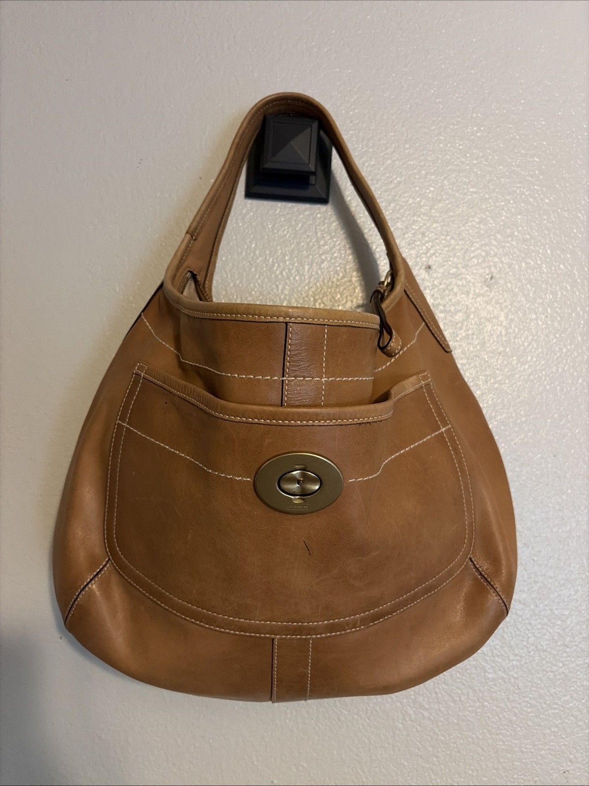 COACH Y2K Vintage Legacy Ergo Leather Shoulder Hobo Bag 10741 – As Is For Repair