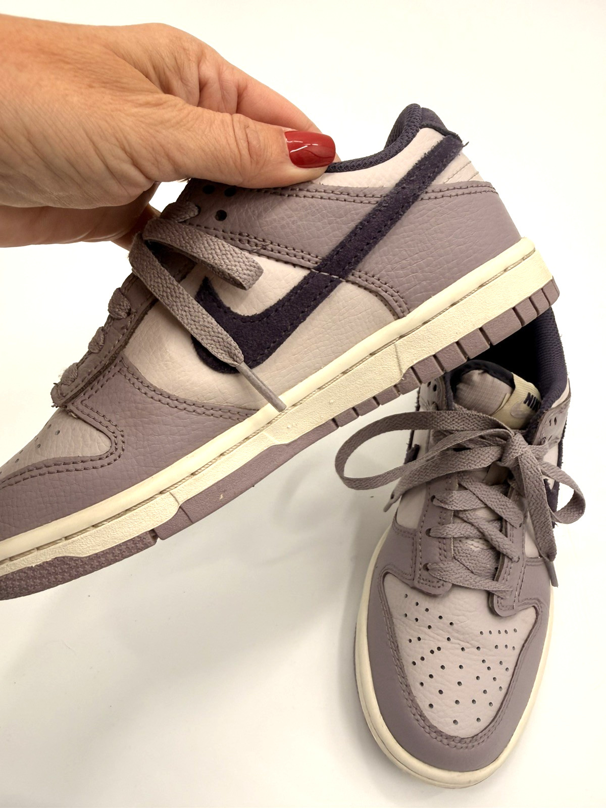 Nike Dunk Low Retro SE Light Violet Ore Youth Size 3.5Y Purple Sneakers