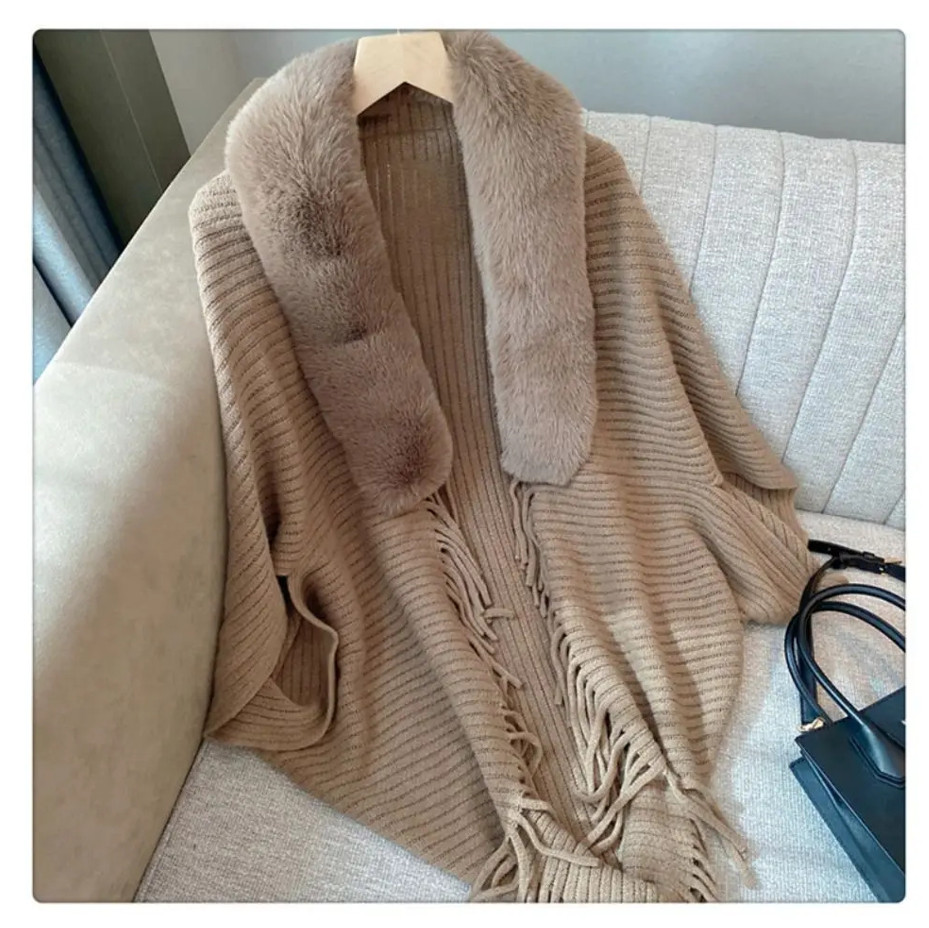 (💗Special Offer – 49% Off) Knitting Thick Women’s Loose Shawl 💥Buy 2 Free Ship