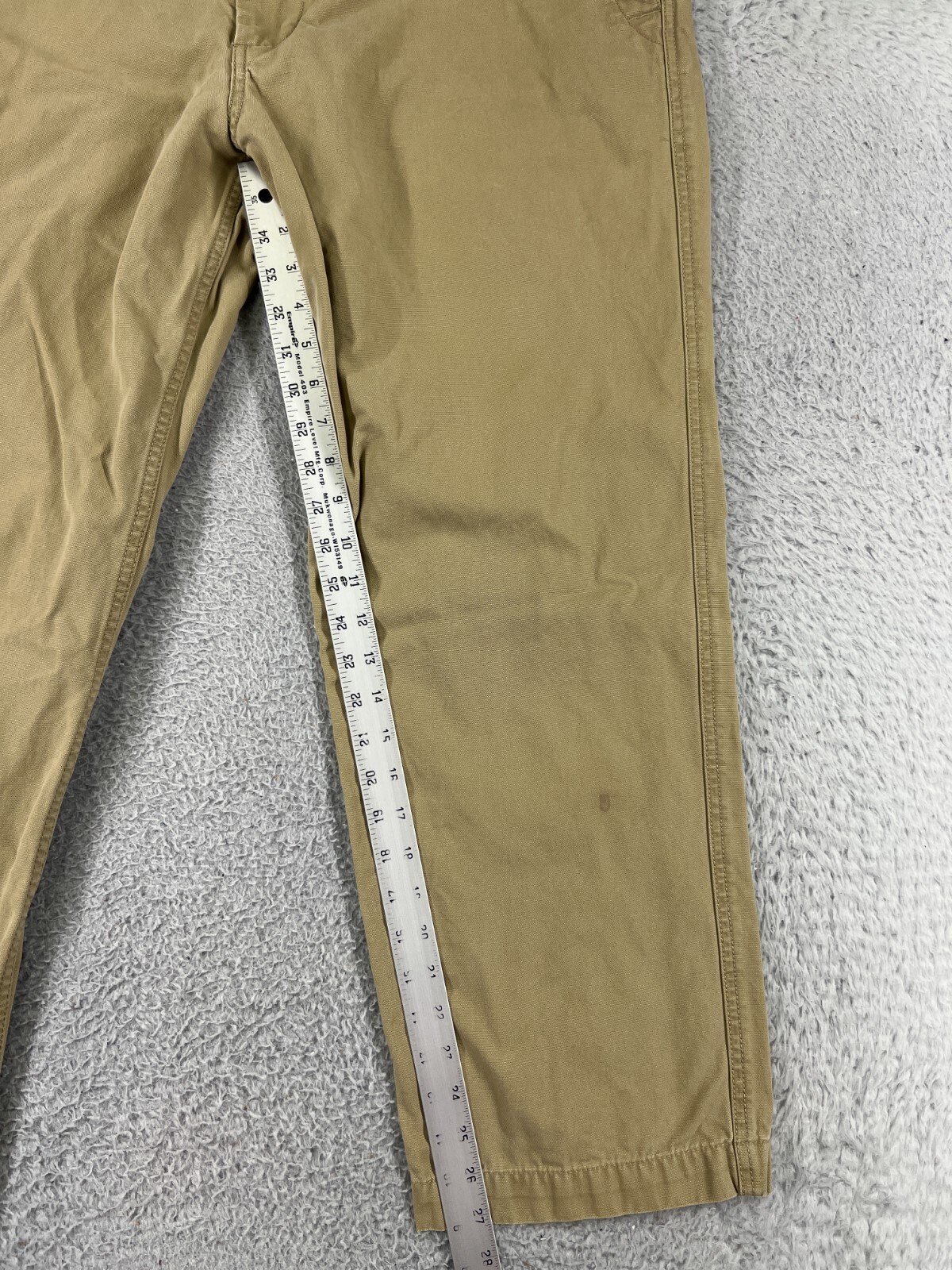 Dockers Pants Mens 38 Beige Cargo Pockets 100% Cotton DUCK Camping Outdoor