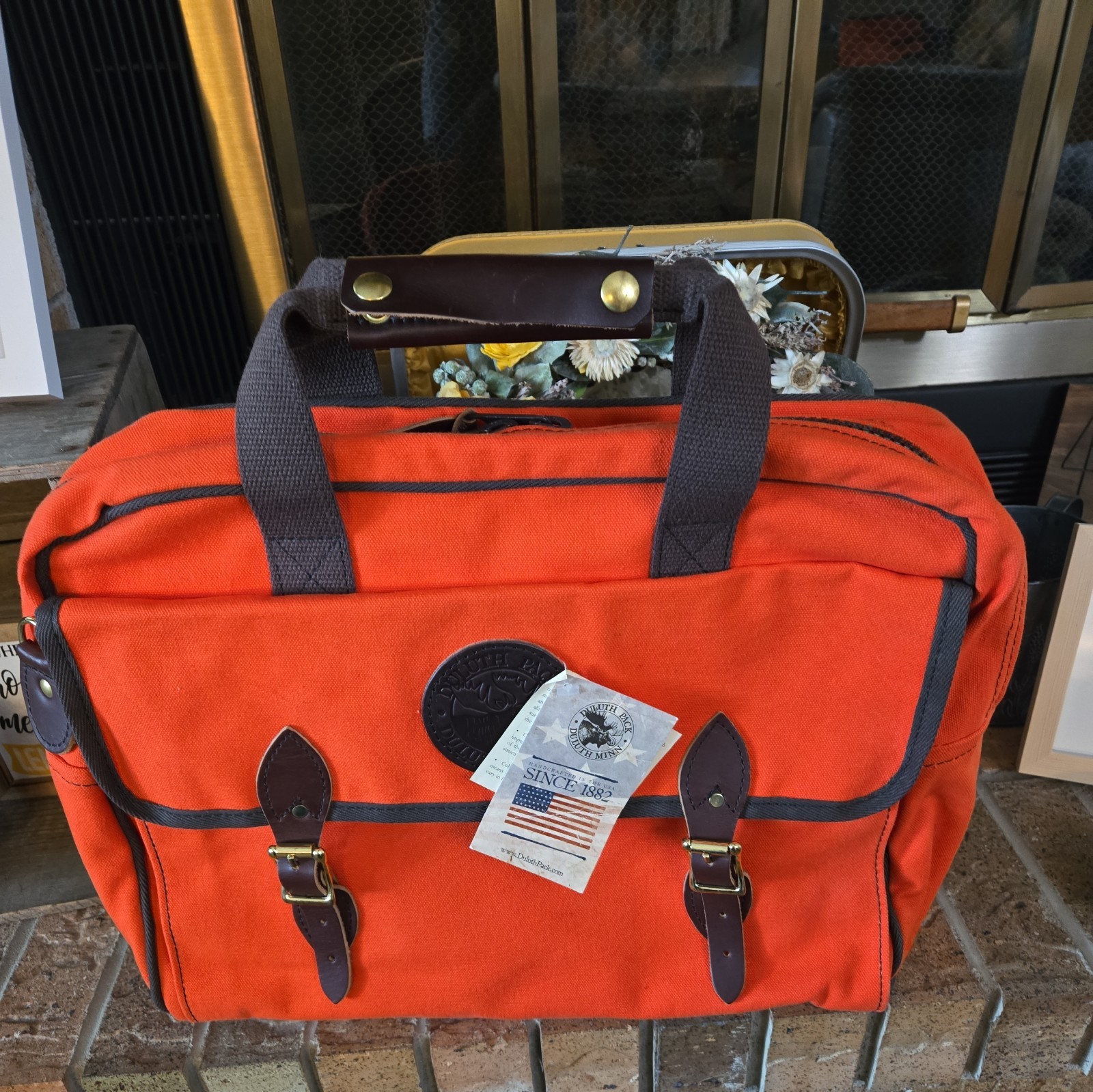 Duluth Pack Classic Carry-on 15 oz. Canvas Messenger Shoulder Bag Made in USA