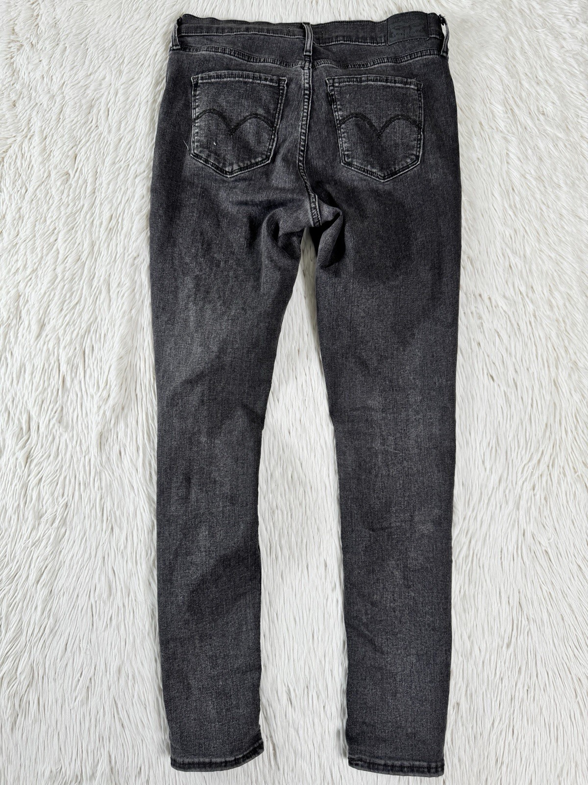 Levi’s 720 Charcoal Wash High-Rise Super Skinny Denim Jeans Women’s Size 31