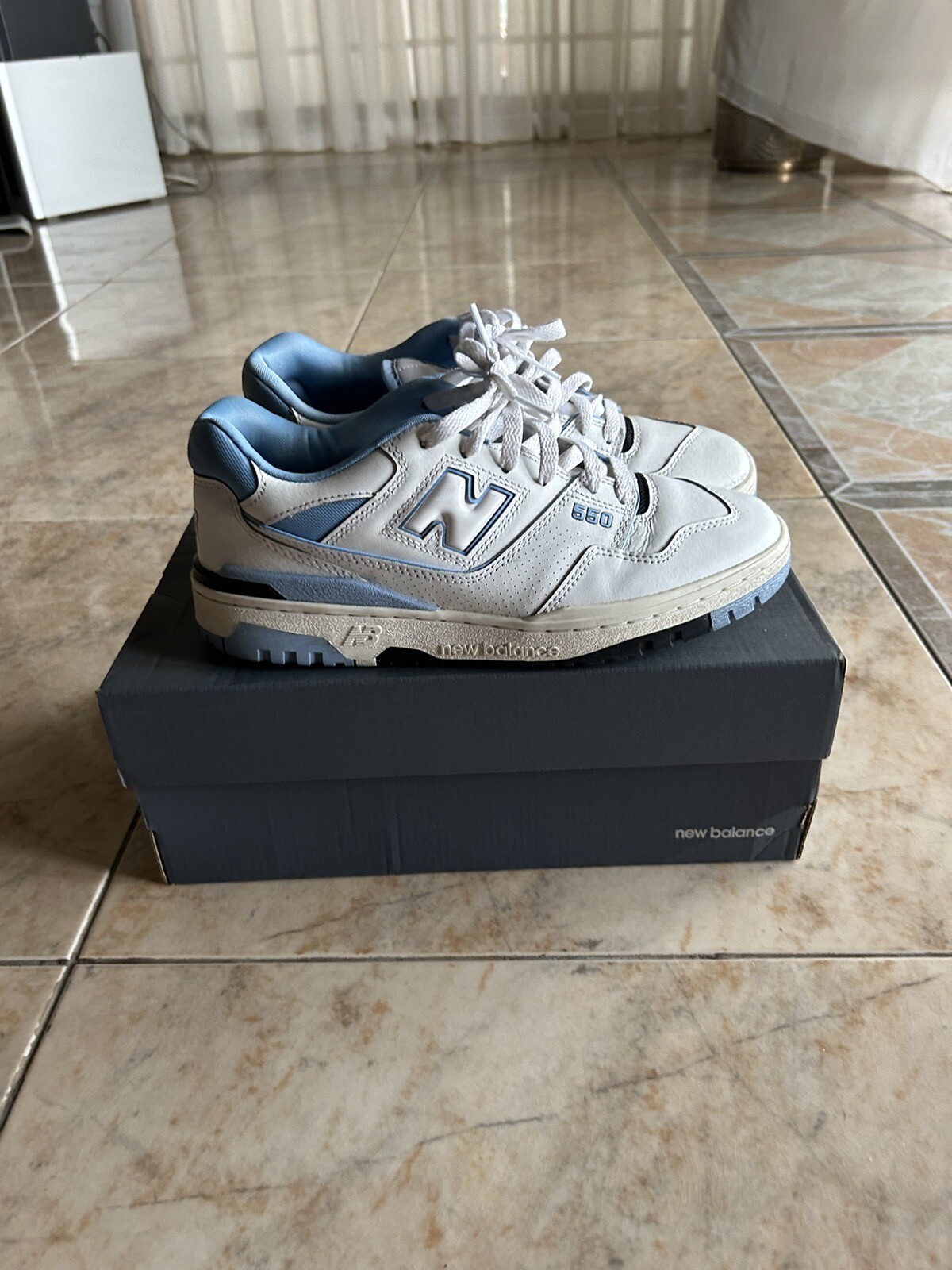 Size 8,5 – New Balance 550 Team Carolina Blue 2021