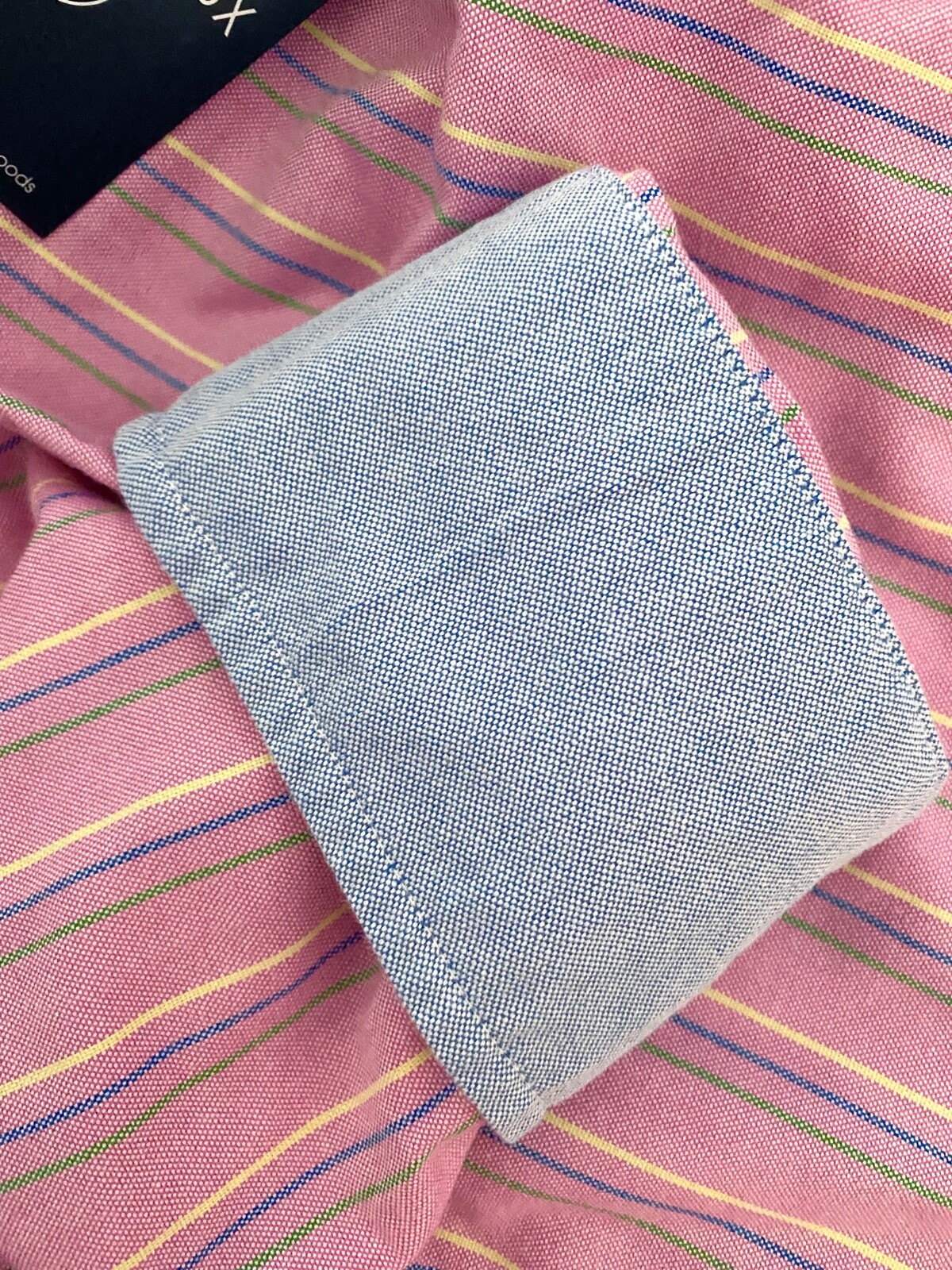 Daniel Cremieux Classics Nwt Cotton Pink Multi Stripe Long Sleeve Shirt Large L