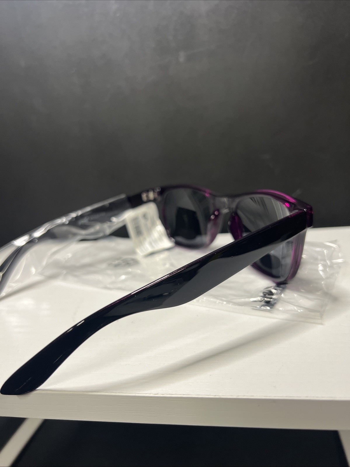 Pugs Classic C6 Sunglasses w/ Purple Frame & Smoke Colored Lenses New UV400