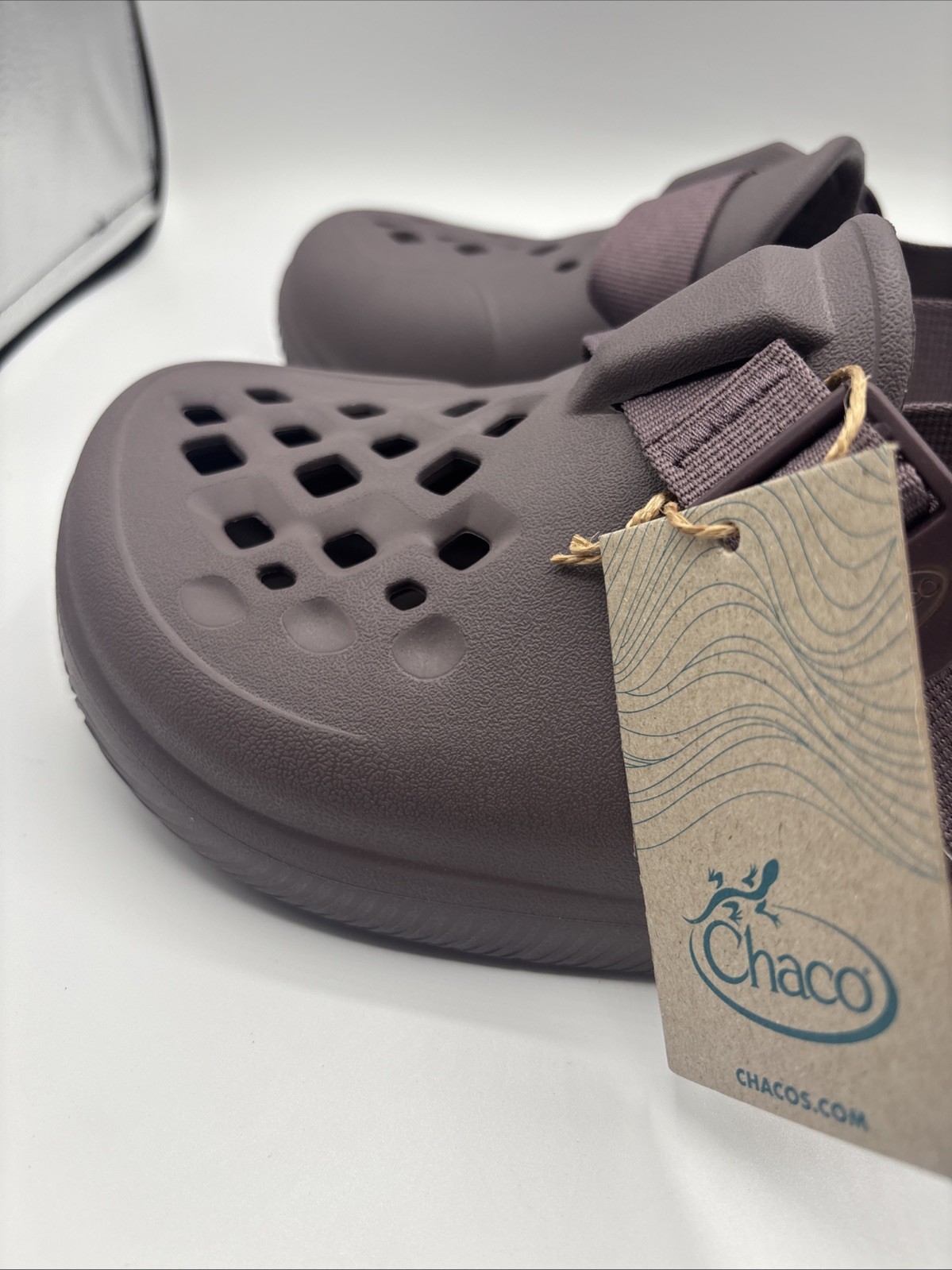 Chaco Chillos Clog Slip On Shoe Sparrow Brown (Purple) Women’s Size 9 New