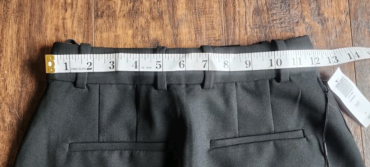 Aritzia Babaton Chisel Skirt $98 Structured Mini Pencil Skirt Black 00 NWT