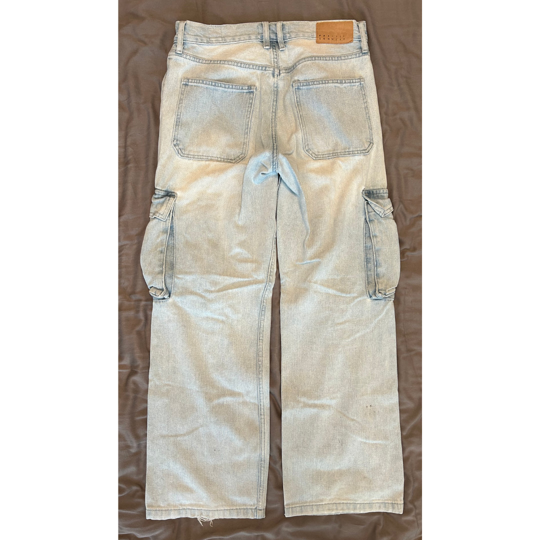 PacSun Light Blue Cargo Jeans Men’s 28×30