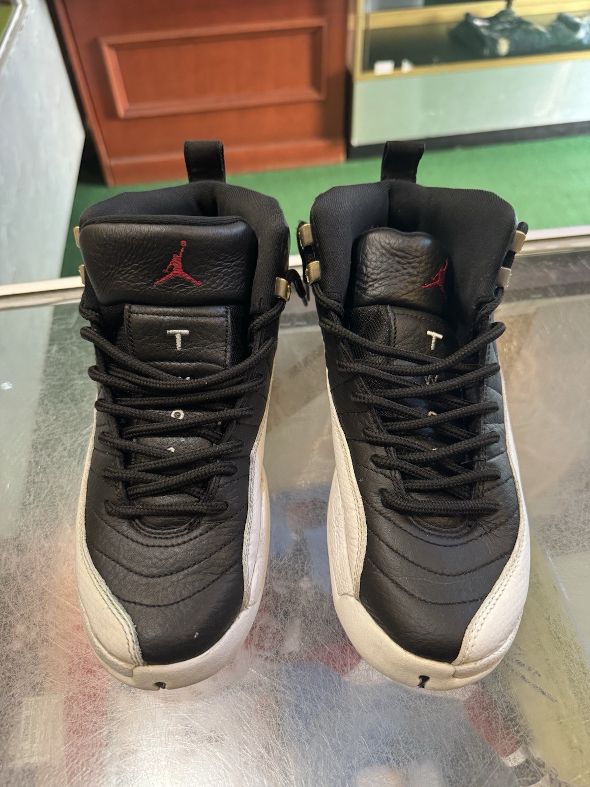 Air Jordan 12 Retro (GS) ‘Playoffs’ 2021 Size 6Y Black/White