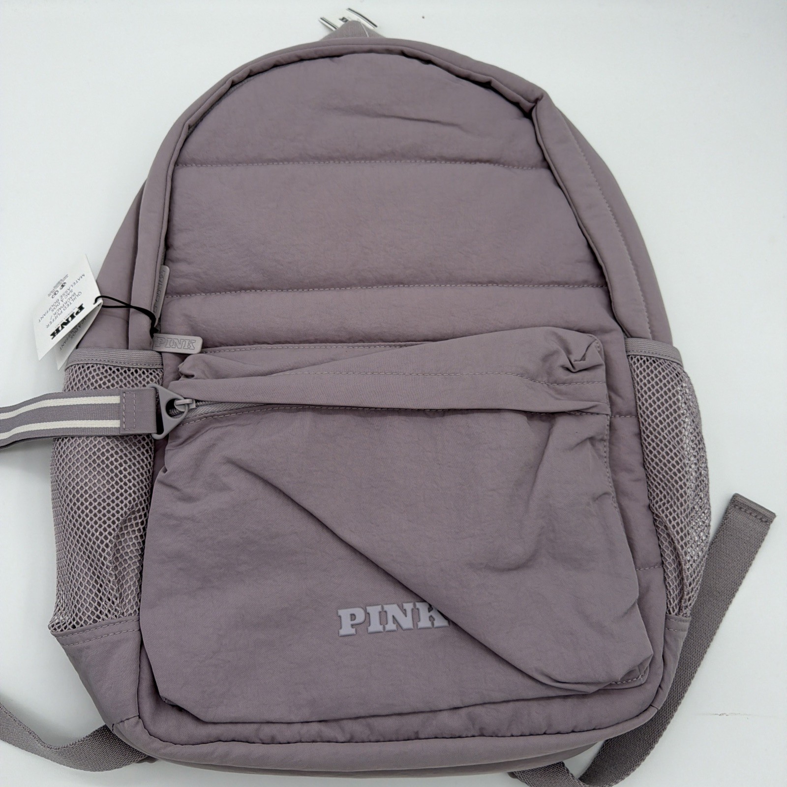 VICTORIA’s SECRET PINK Quilted Puffer Backpack NWT Lavender $60 MSRP
